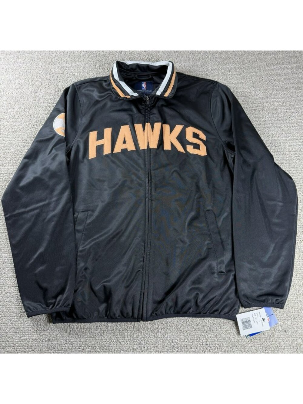 G-III Atlanta Hawks Member Season Ticket Holder Jacket Black Peach Men’s Size M